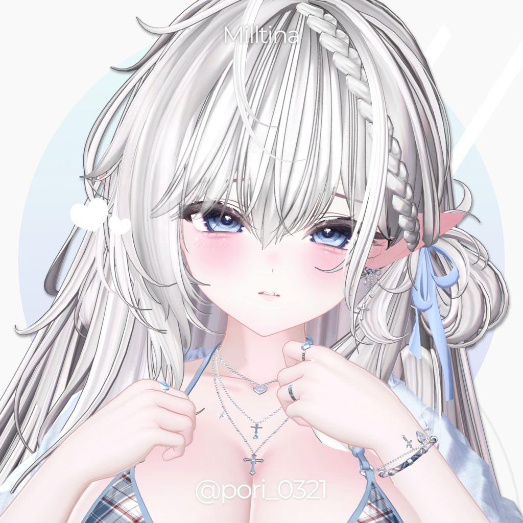 【ミルティナ, Milltina / クマリ, Kumaly】 Shiny Blossom II Makeup Texture