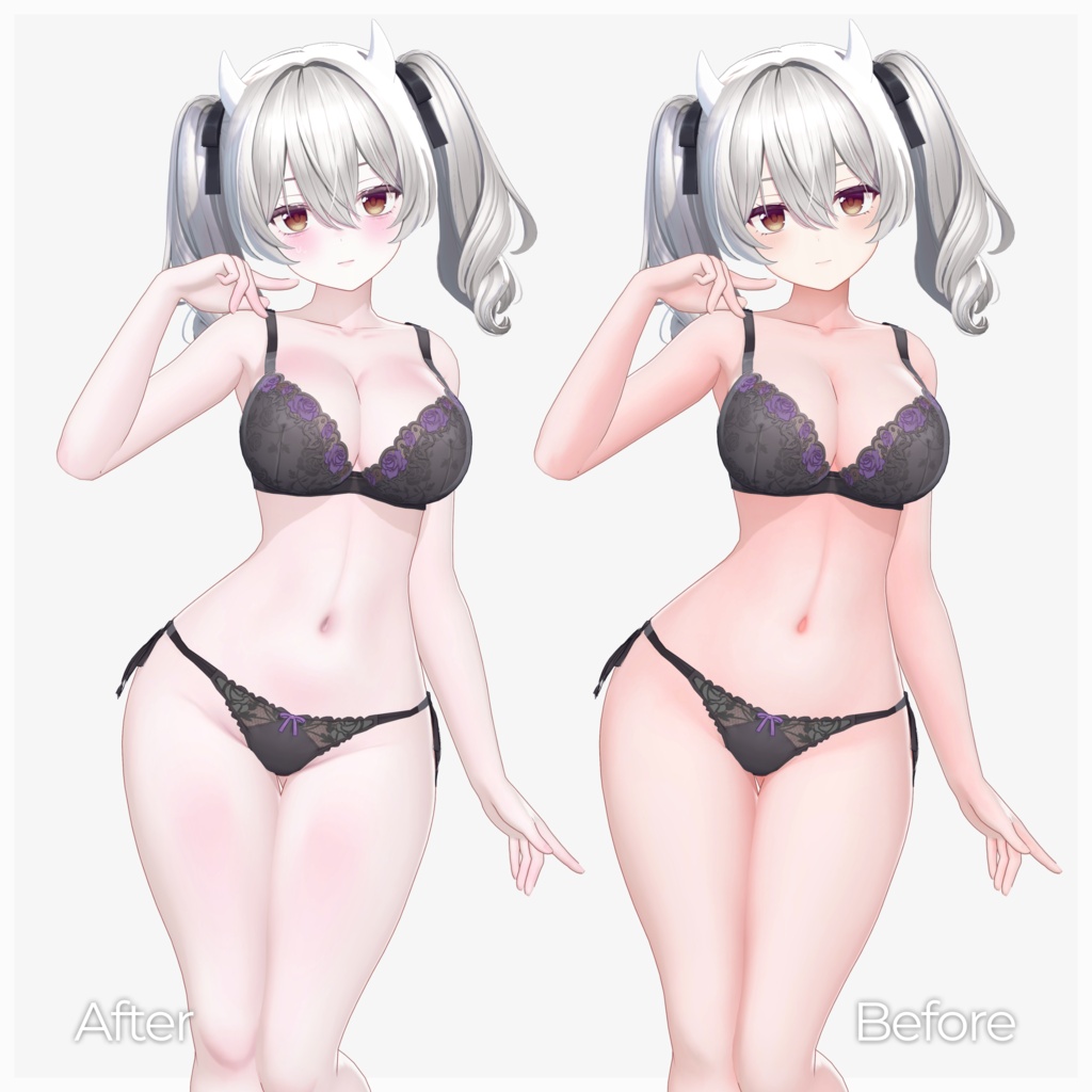 【ミルティナ, Milltina / クマリ, Kumaly】 Shiny Blossom II Makeup Texture