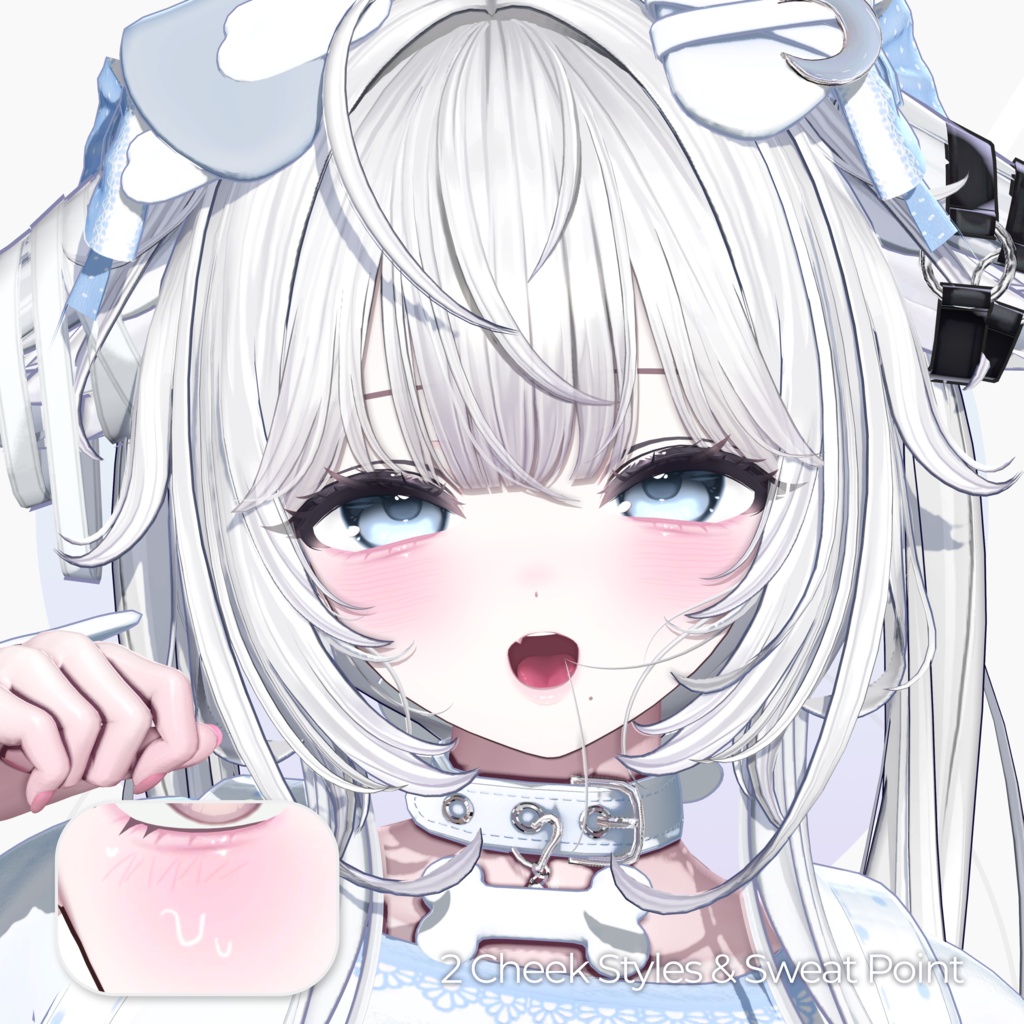 【ミルティナ, Milltina / クマリ, Kumaly】 Shiny Blossom II Makeup Texture