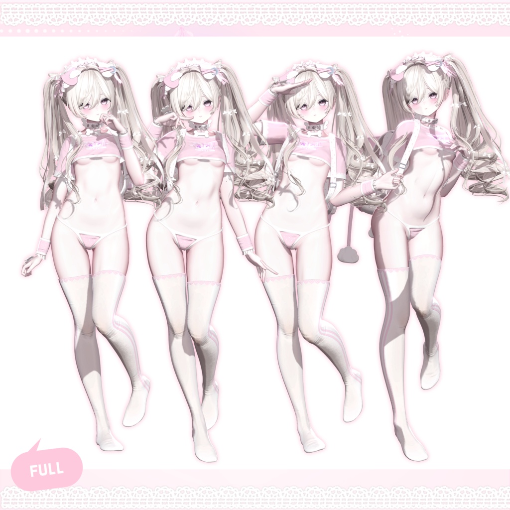 【無料あり/FREE】 ❤︎Cherry Berry Pose Pack 3❤︎ 10K Thanks + 撮影セット
