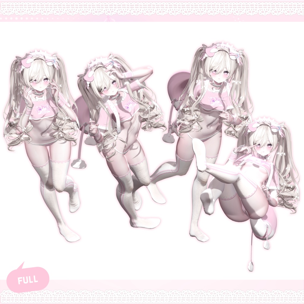 【無料あり/FREE】 ❤︎Cherry Berry Pose Pack 3❤︎ 10K Thanks + 撮影セット