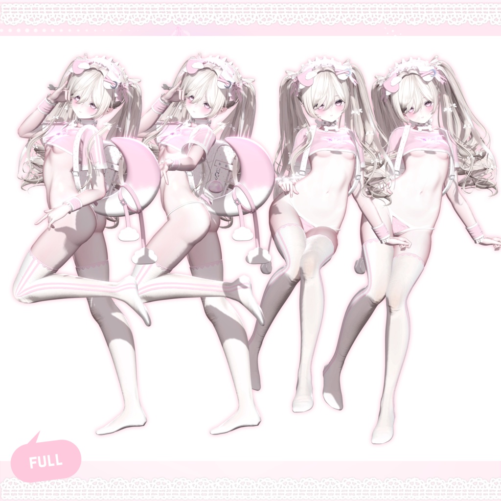 【無料あり/FREE】 ❤︎Cherry Berry Pose Pack 3❤︎ 10K Thanks + 撮影セット