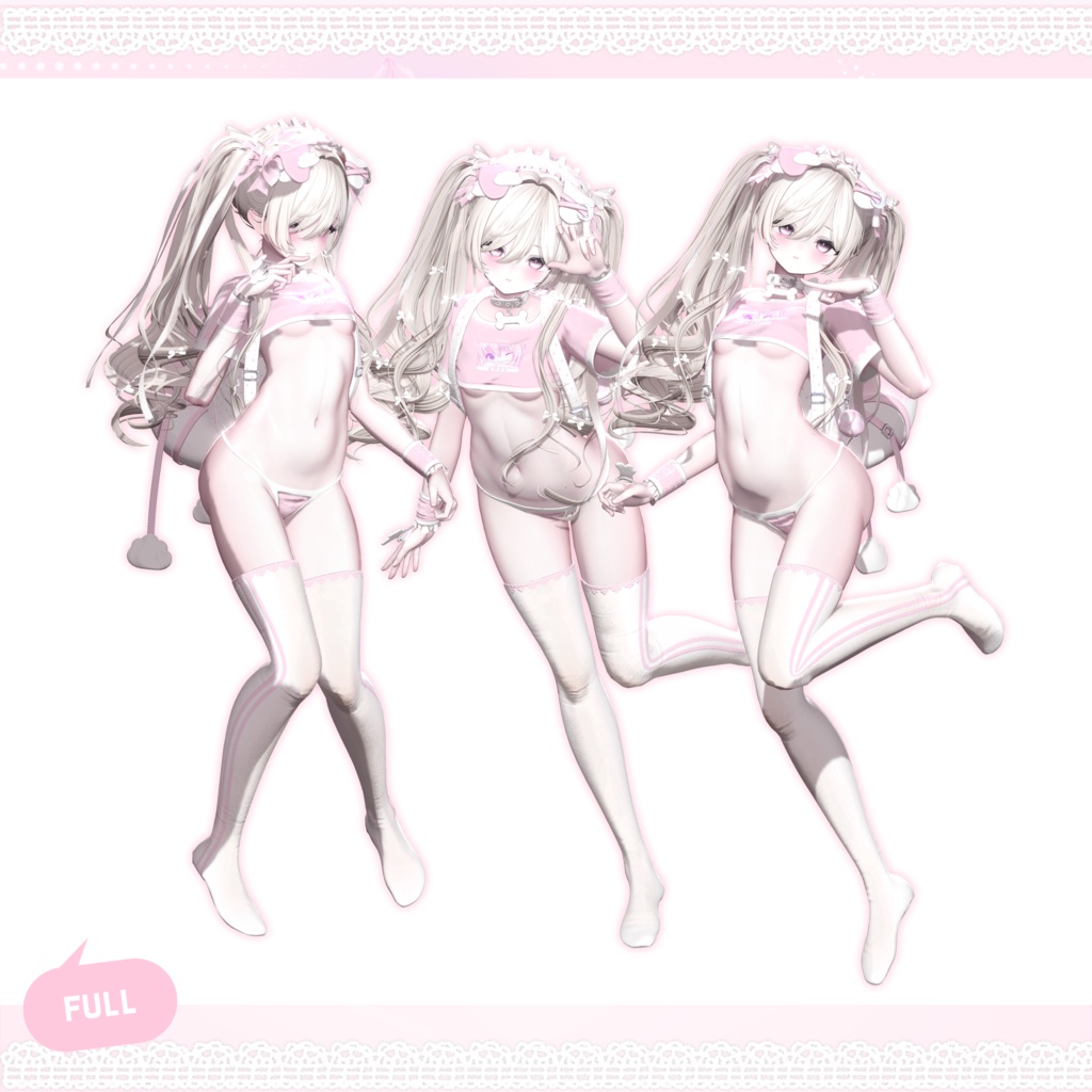 【無料あり/FREE】 ❤︎Cherry Berry Pose Pack 3❤︎ 10K Thanks + 撮影セット