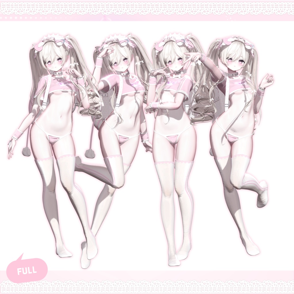 【無料あり/FREE】 ❤︎Cherry Berry Pose Pack 3❤︎ 10K Thanks + 撮影セット