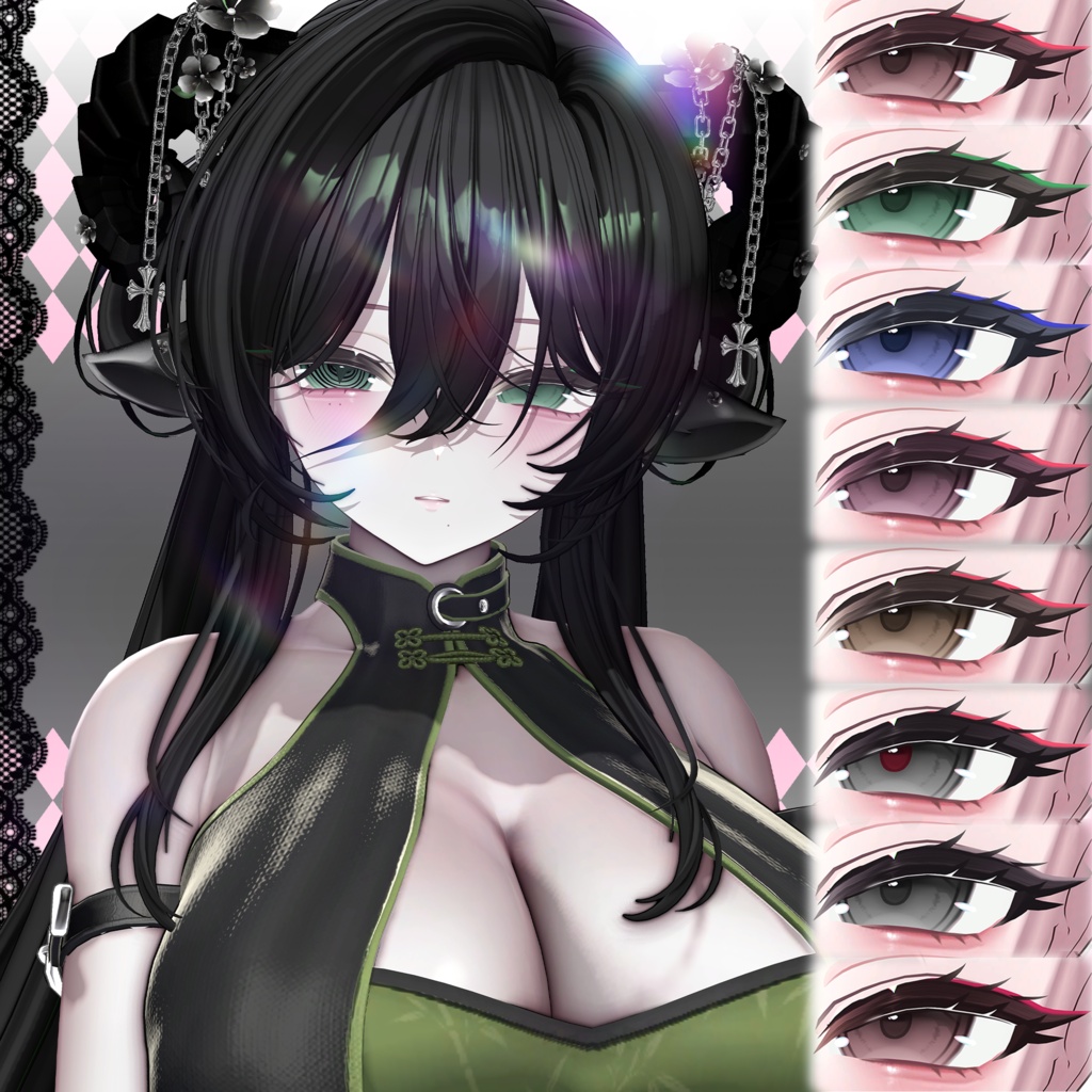 【ミルティナ, Milltina】 Facade Makeup・Eye・Body Texture + Blend Shape