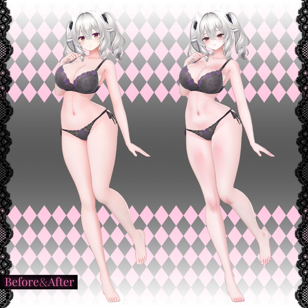 【ミルティナ, Milltina】 Facade Makeup・Eye・Body Texture + Blend Shape