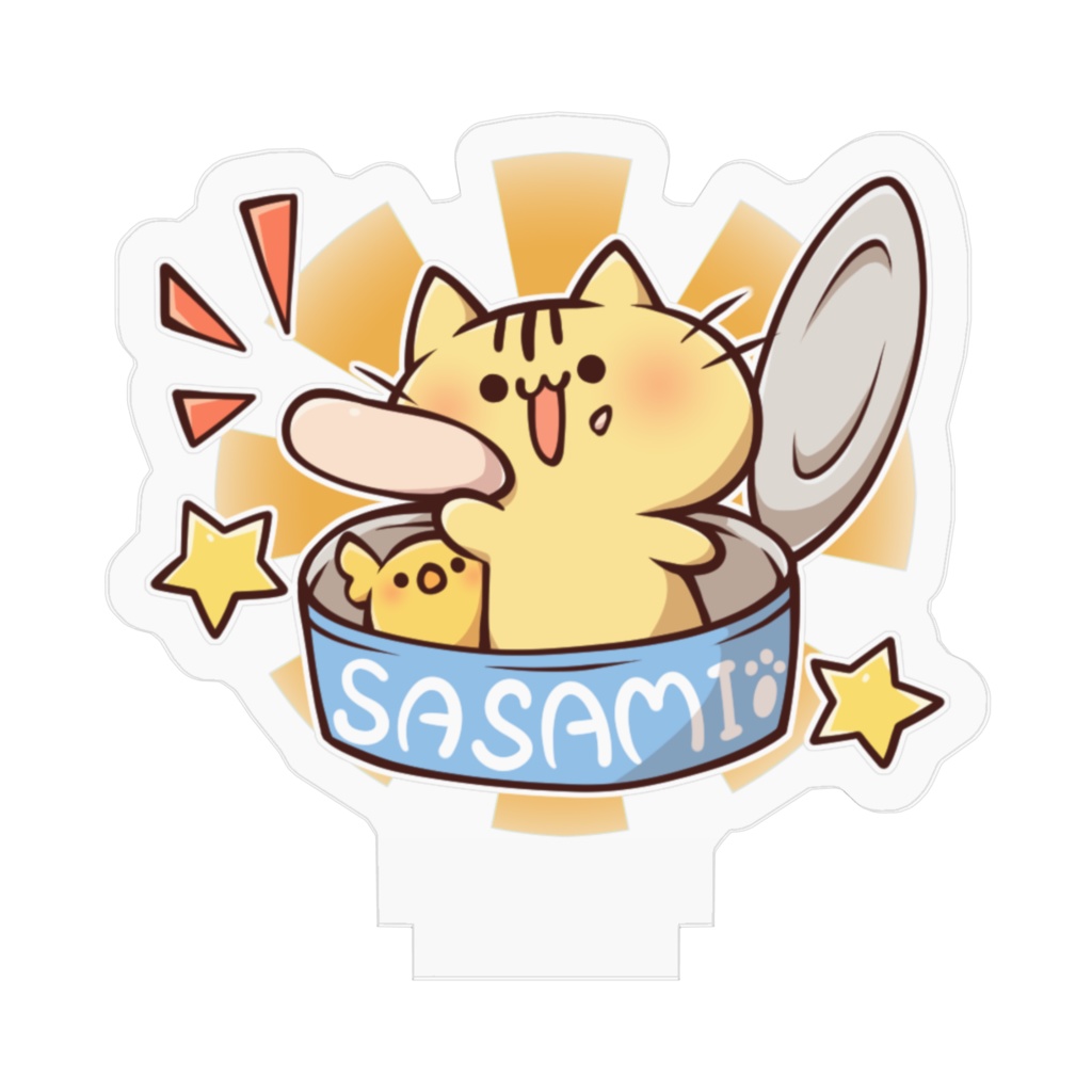 ささみにゃ!みぼねこアクリルフィギュア【イラギフ実装記念】