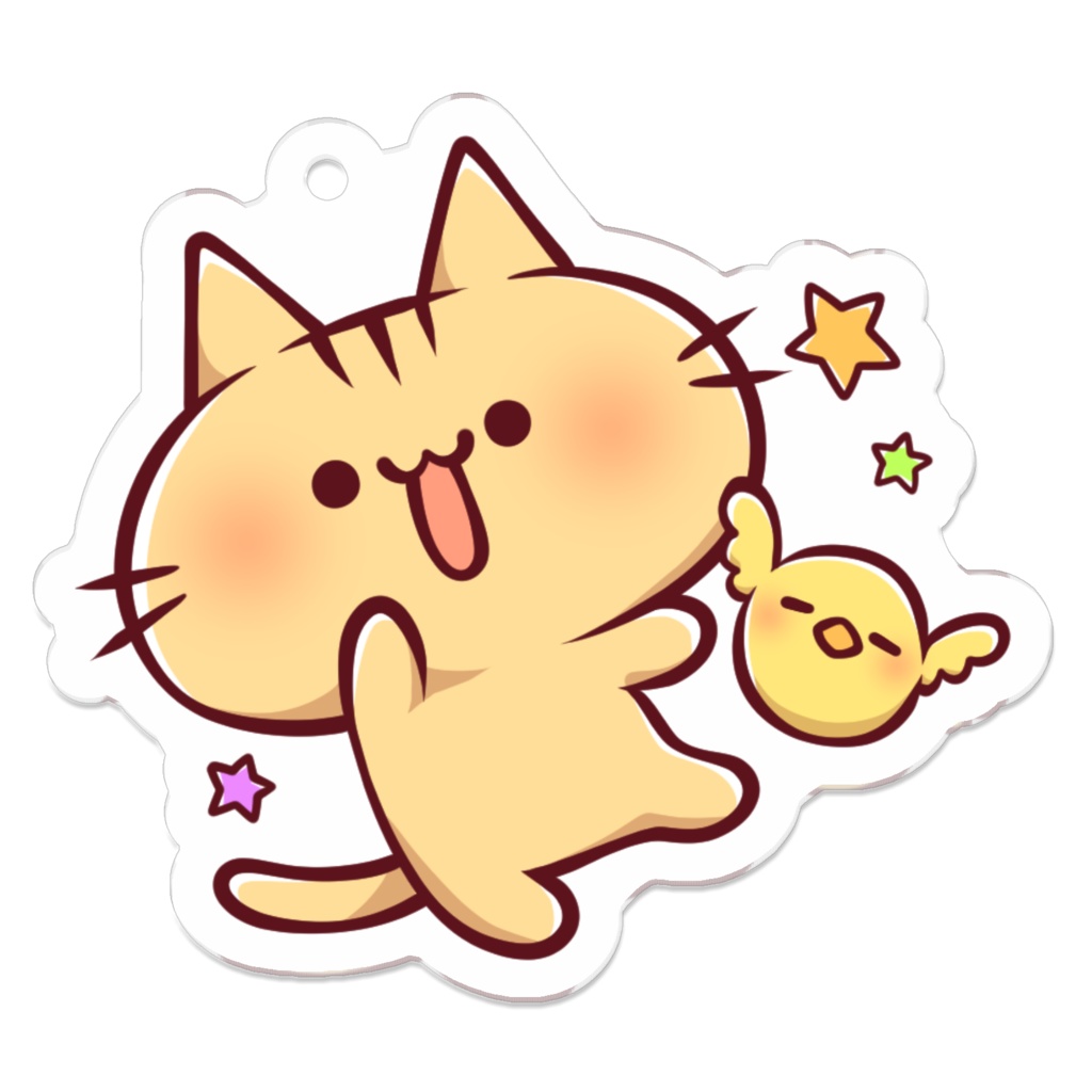 みぼねこ&あいぼーアクリルキーホルダー【みぼねこクッキー販売記念】
