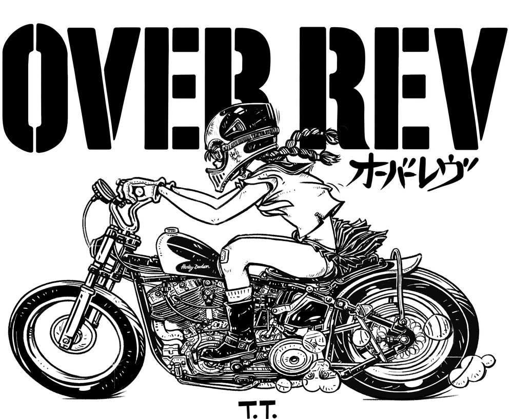 OVER REV。(H.D. B/W)