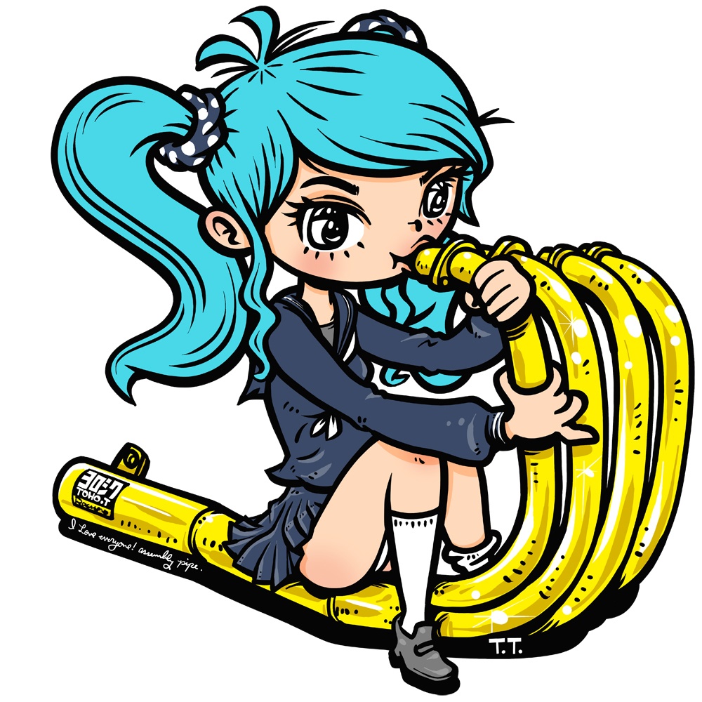 アクリルフィギュア。(I love everyone! "Assembly pipe".)