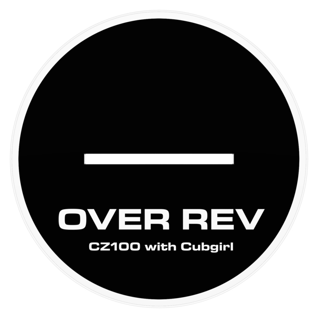 アクリルフィギュア。(OVER REV with Cubgirl)