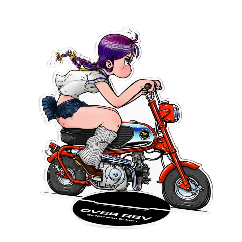 アクリルフィギュア。(OVER REV with Cubgirl)