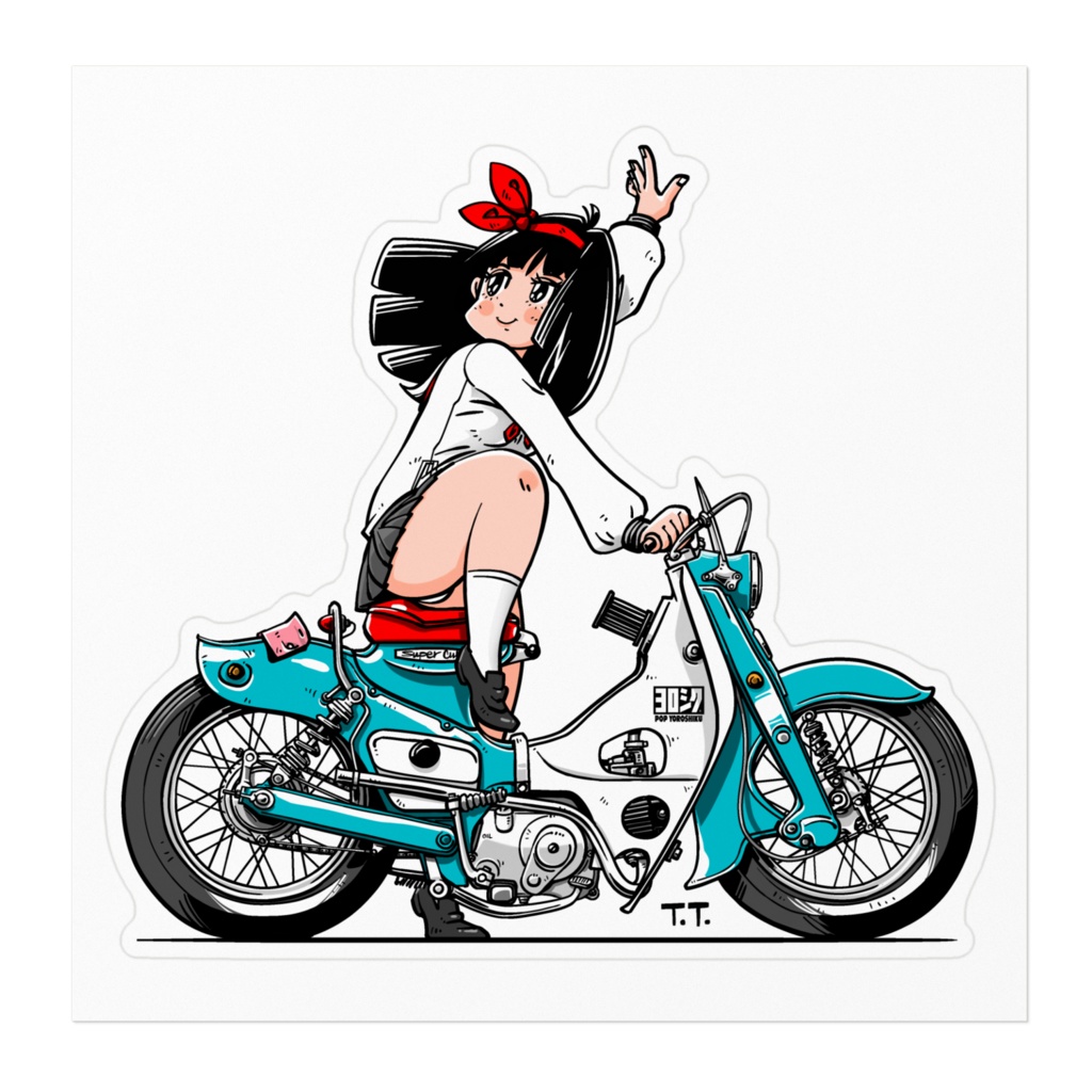 カブガール ステッカ。