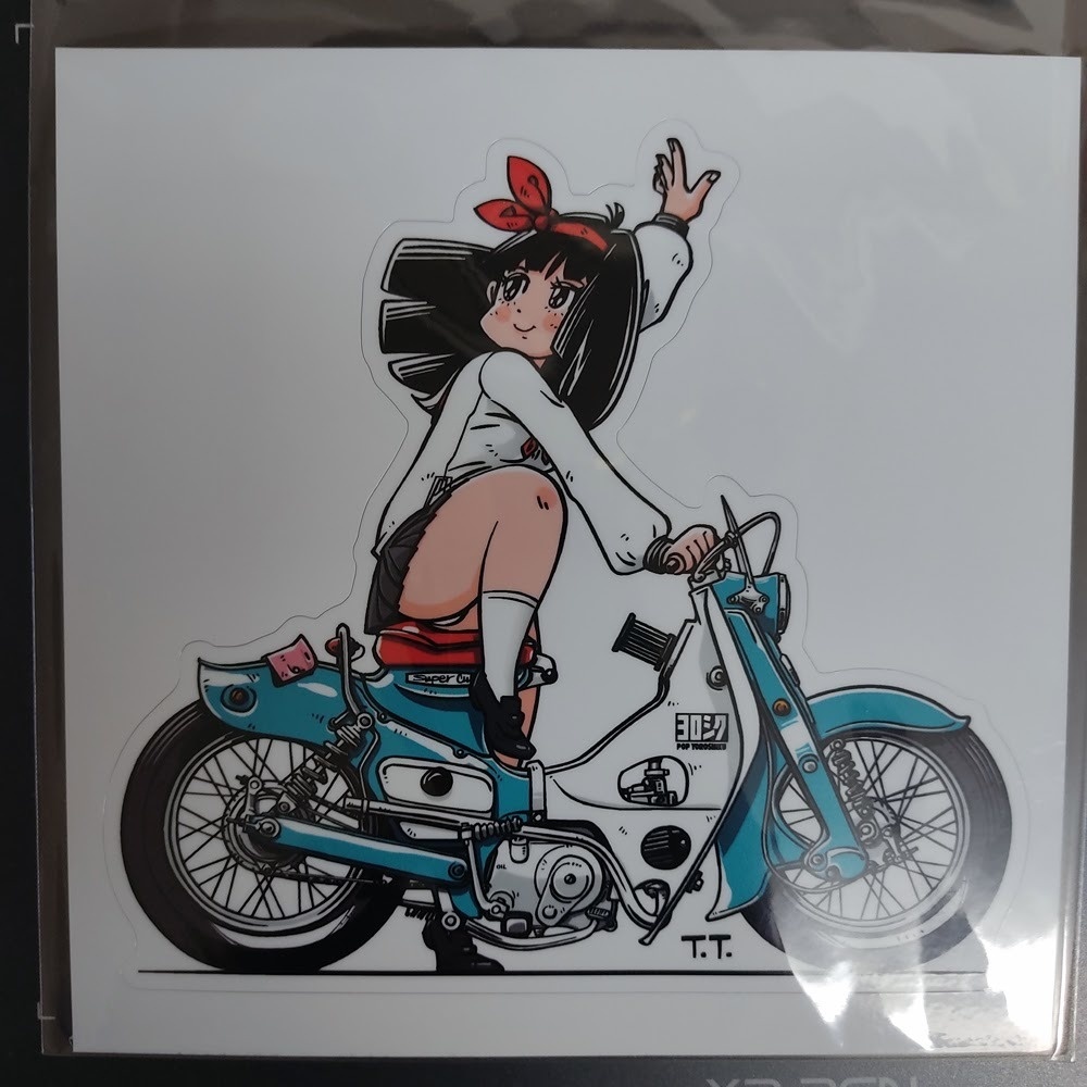 カブガール ステッカ。