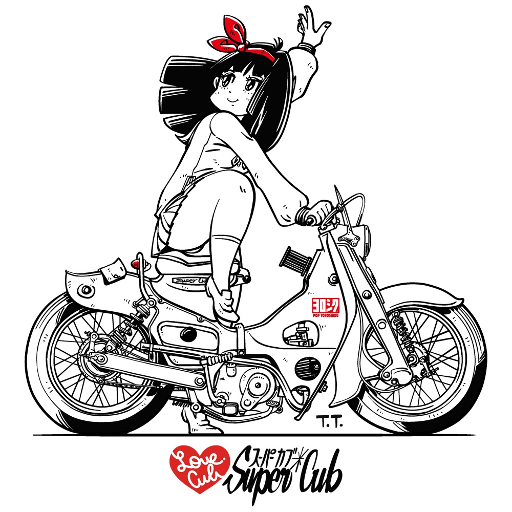 スーパーカブ*Super Cub (Love Cub)。ウインドブレーカー
