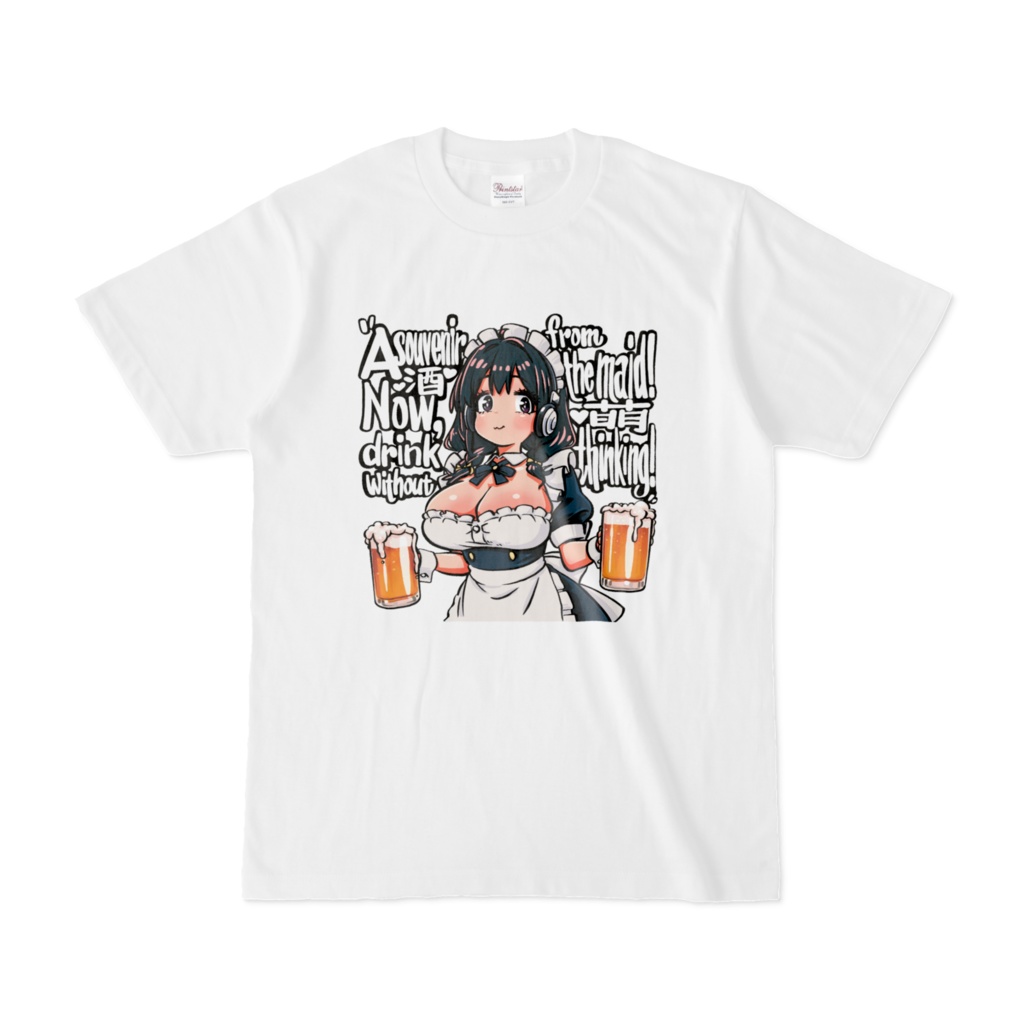 アニメキャラっぽいTシャツ-005。(Tipe-B)