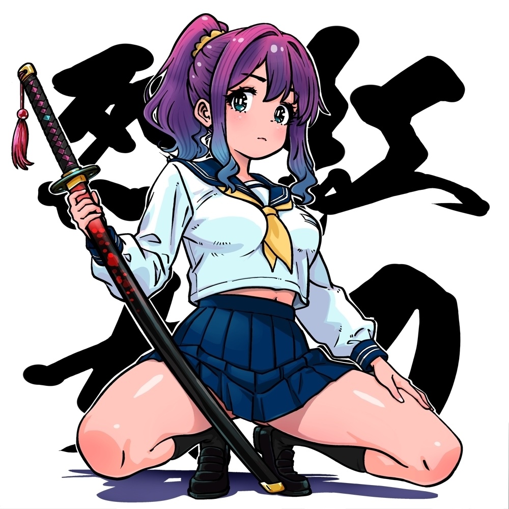 アニメキャラっぽいTシャツ-012。