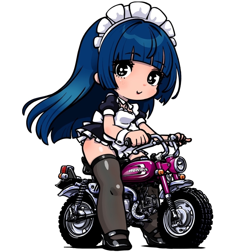 アニメキャラっぽいTシャツ-019(T-B)。