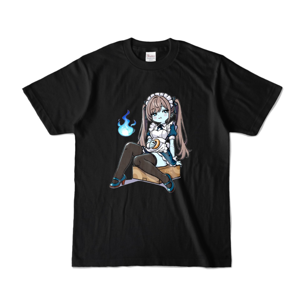 アニメキャラっぽいTシャツ-014(T-C)-zombie Ver.