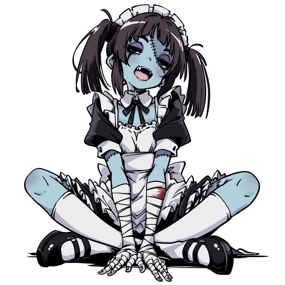 アニメキャラっぽいTシャツ-021-BK。