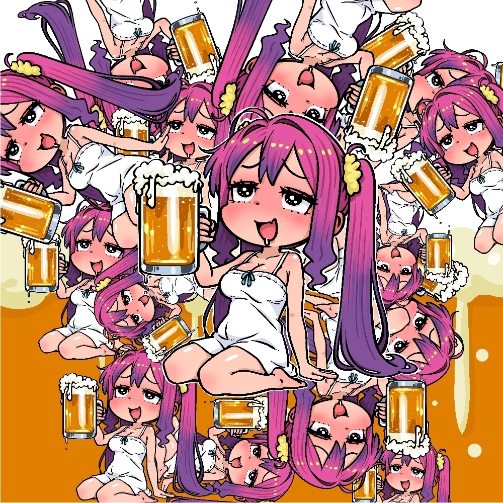 アニメキャラっぽいTシャツ-016 フルグラフィック。