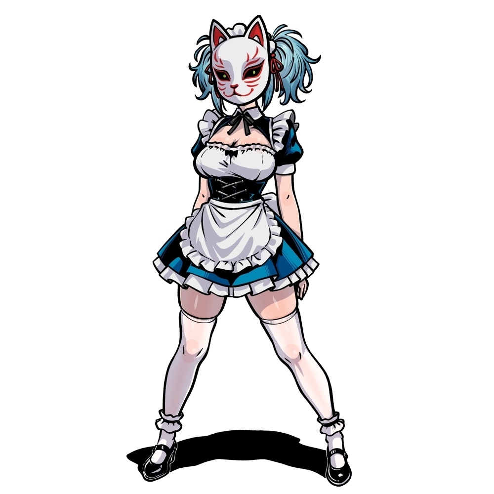 アニメキャラっぽいTシャツ-034。