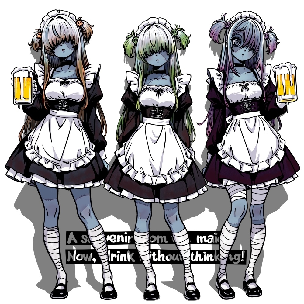 アニメキャラっぽいステッカー-031。