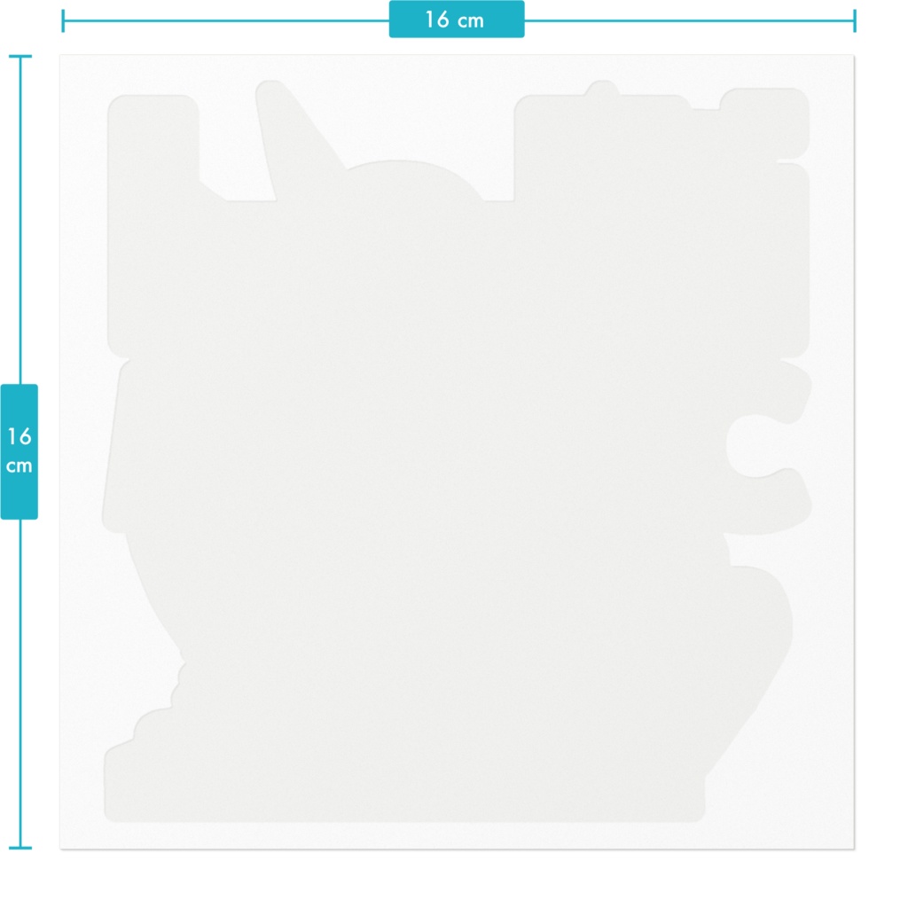 アニメキャラっぽいステッカー-036。