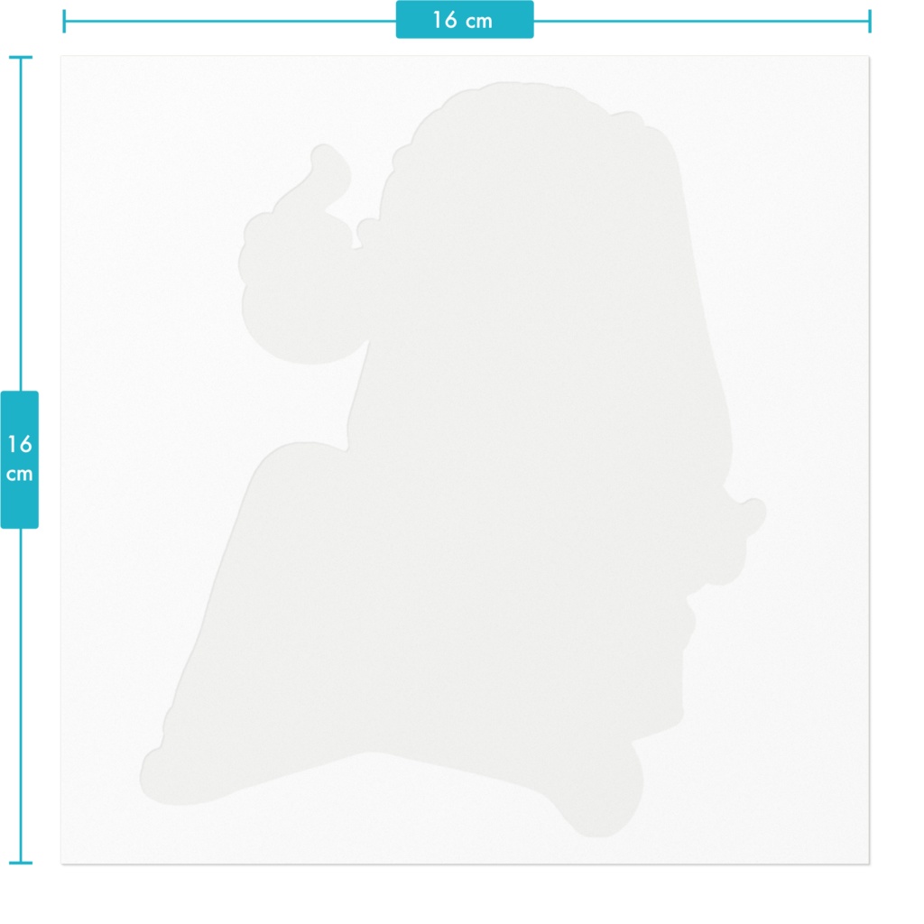 アニメキャラっぽいステッカー-014。