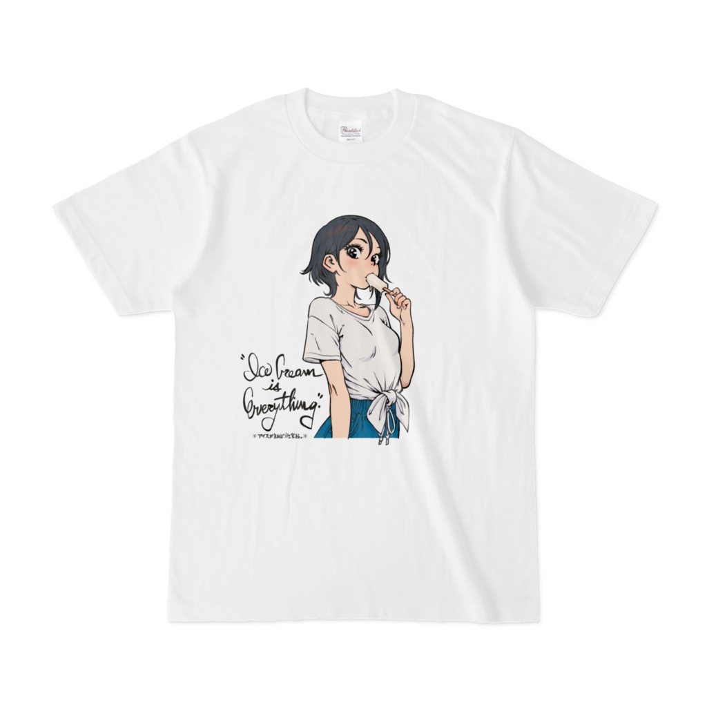 アニメキャラっぽいTシャツ-040-Type-A。