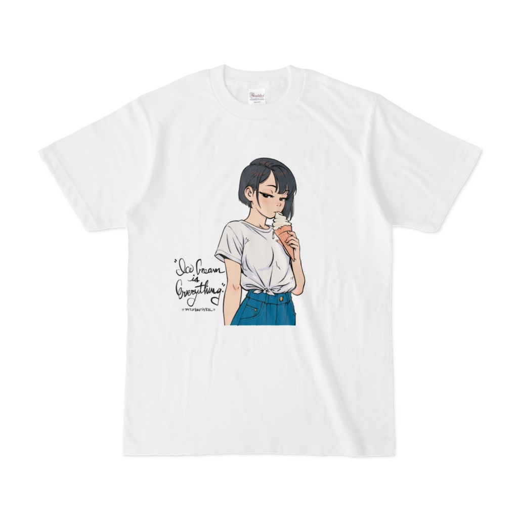 アニメキャラっぽいTシャツ-040-Type-B。