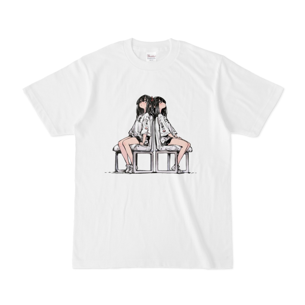 アニメキャラっぽいTシャツ-104。