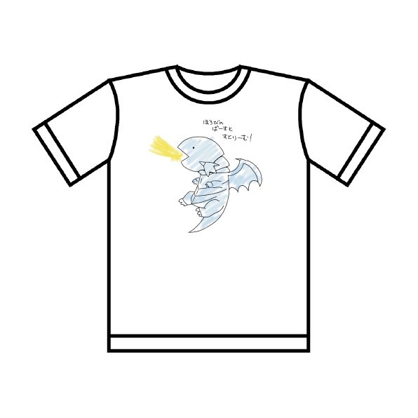 ゆるぶるーあいずさんTシャツ