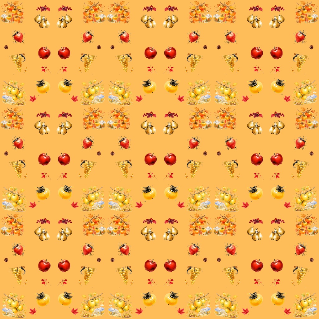 【デジタルペーパー】秋の味覚_美味しい果物 10枚セット|商用利用可・高解像度PNG