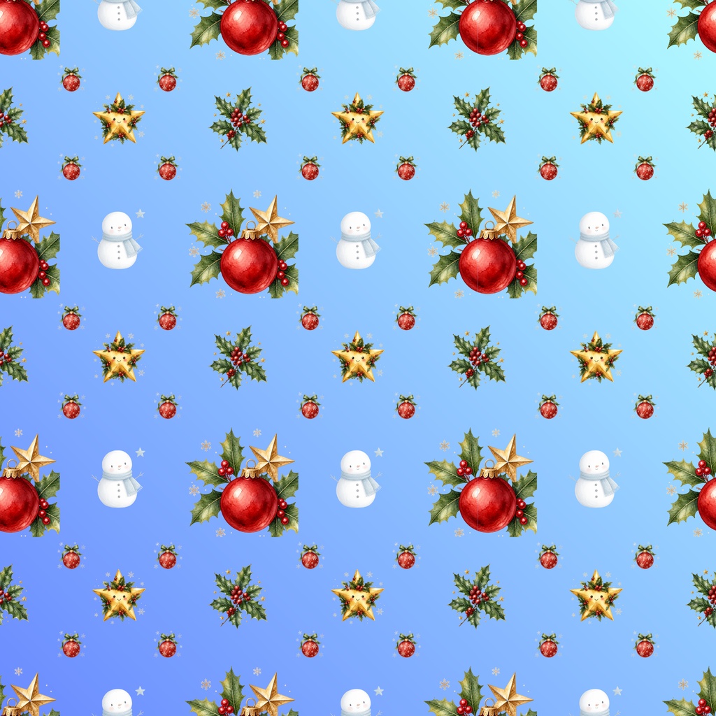 【デジタルペーパー】クリスマス柄 10枚セット|商用利用可・高解像度PNGk