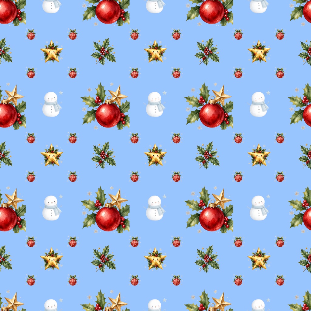 【デジタルペーパー】クリスマス柄 10枚セット|商用利用可・高解像度PNGk