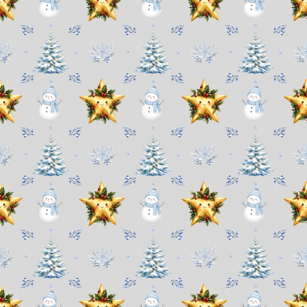 【デジタルペーパー】クリスマス_雪_ 15枚セット|商用利用可・高解像度PNG