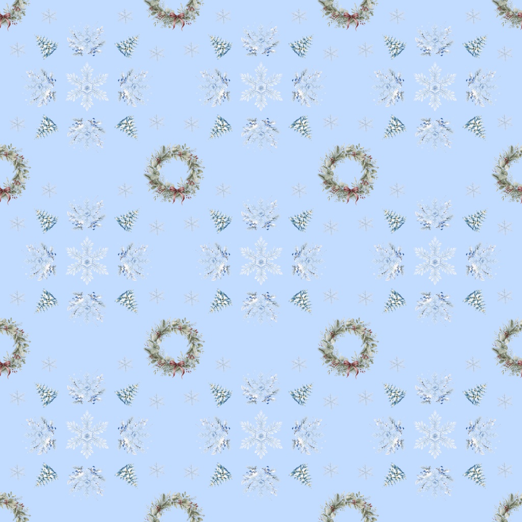 【デジタルペーパー】クリスマス_雪_ 15枚セット|商用利用可・高解像度PNG