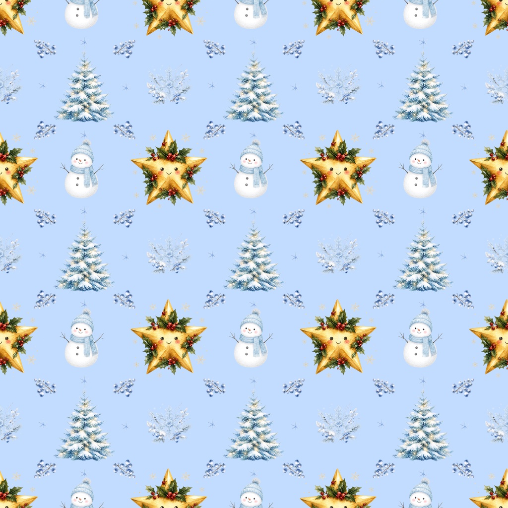 【デジタルペーパー】クリスマス_雪_ 15枚セット|商用利用可・高解像度PNG