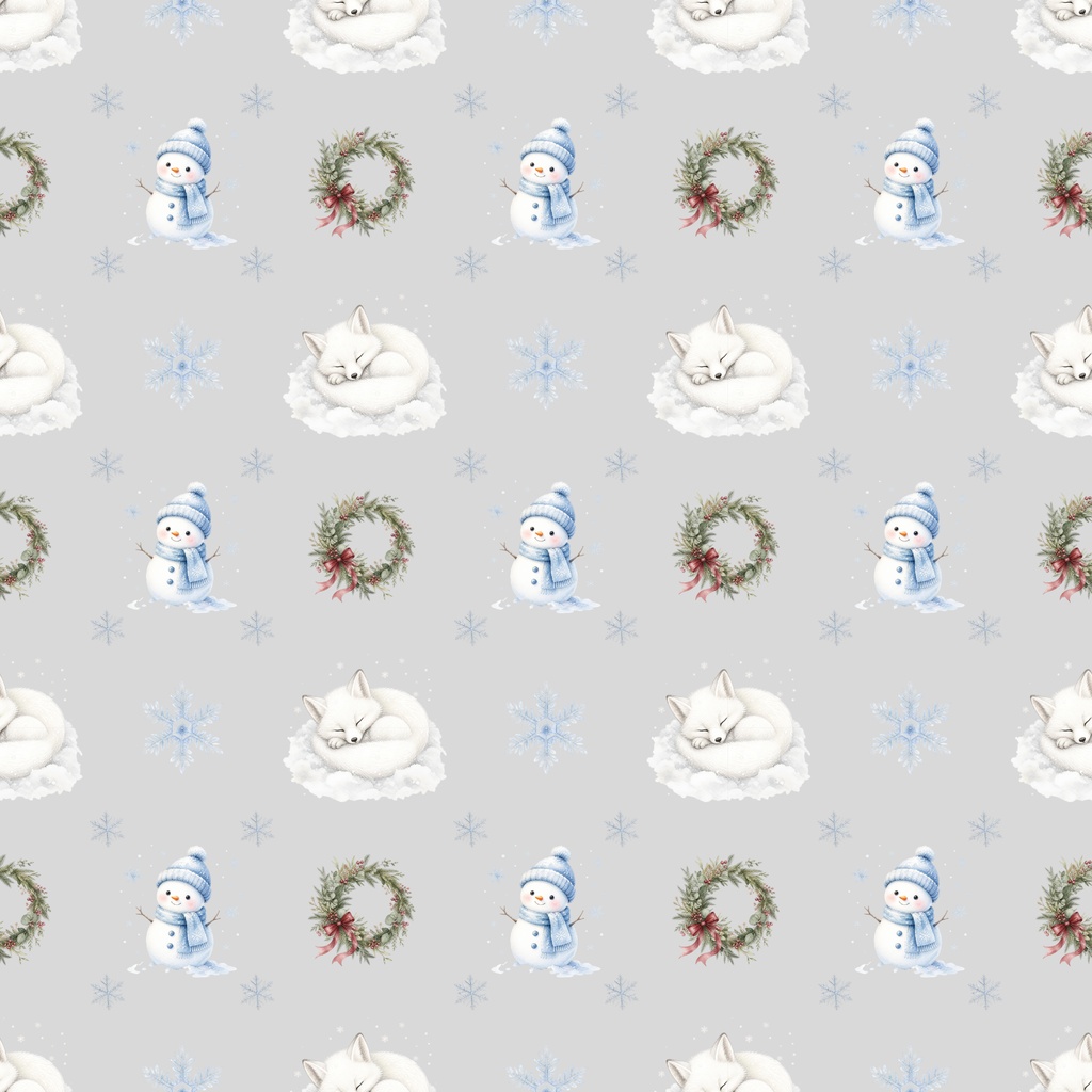 【デジタルペーパー】クリスマス_雪 15枚セット|商用利用可・高解像度PNG