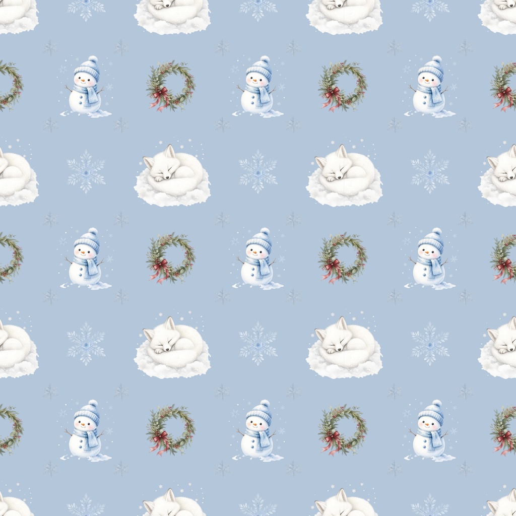 【デジタルペーパー】クリスマス_雪 15枚セット|商用利用可・高解像度PNG