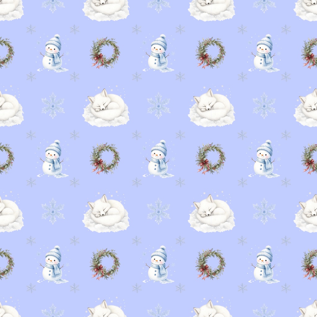 【デジタルペーパー】クリスマス_雪 15枚セット|商用利用可・高解像度PNG