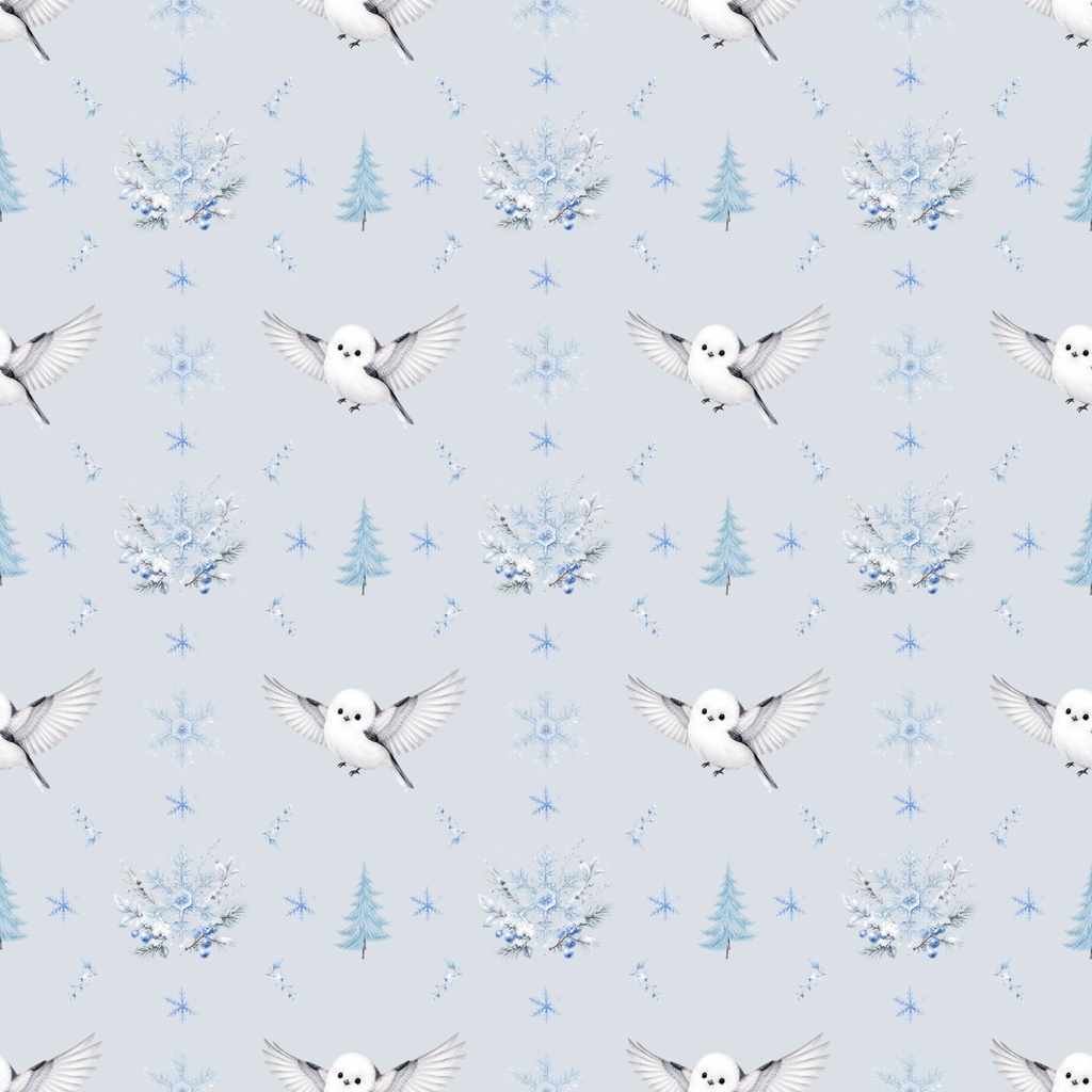 【デジタルペーパー】クリスマス_雪 15枚セット|商用利用可・高解像度PNG