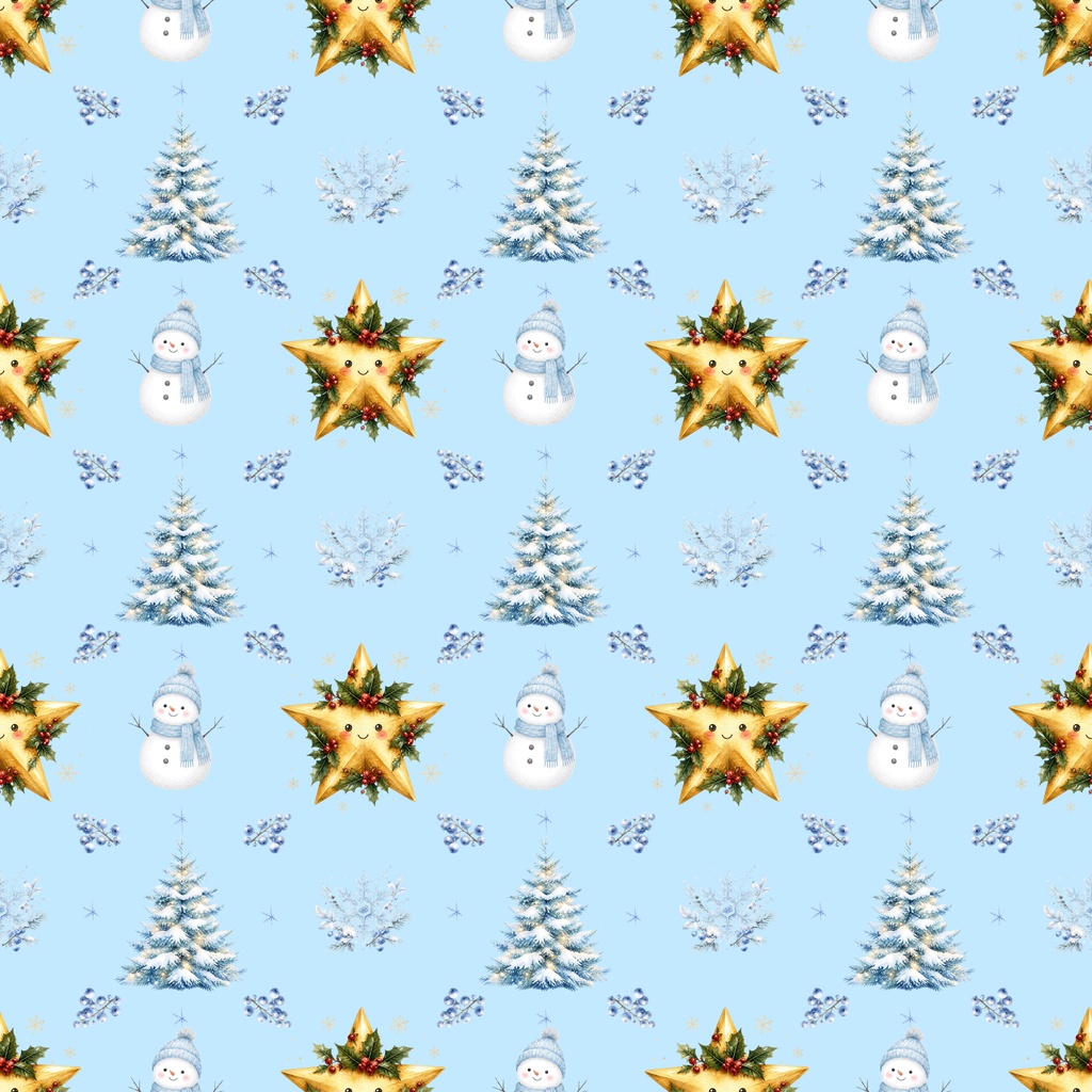 【デジタルペーパー】クリスマス_雪 15枚セット|商用利用可・高解像度PNG