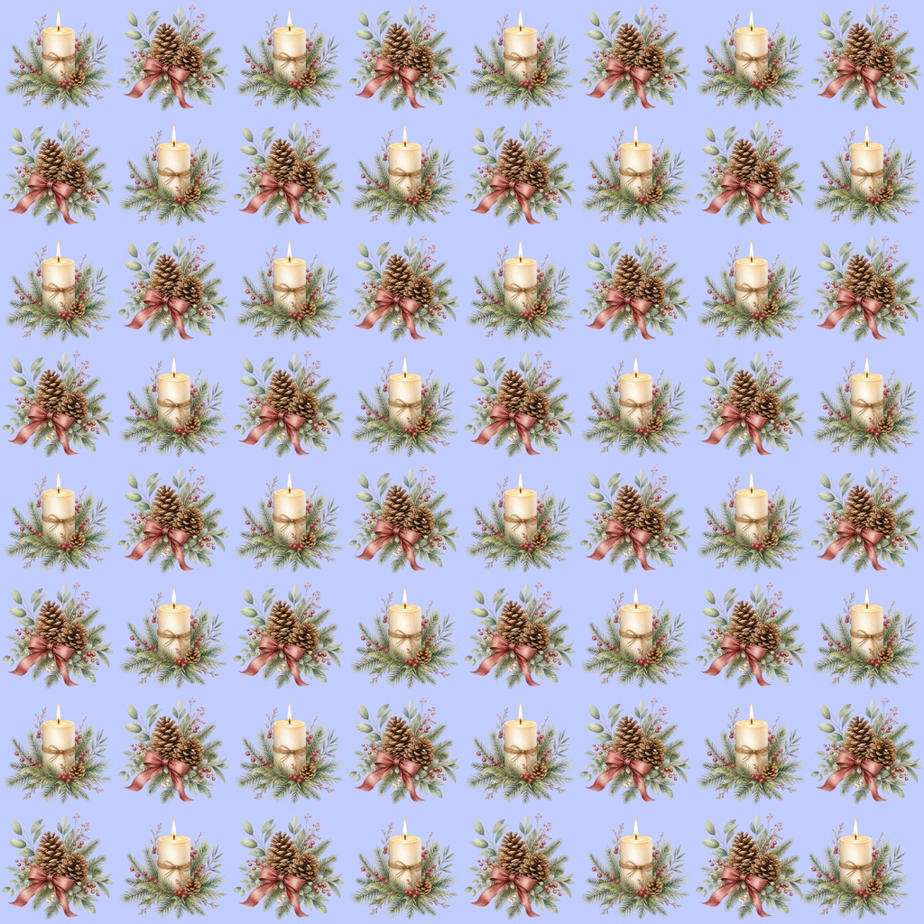 【デジタルペーパー】クリスマス_ドット柄_リーフ 15枚セット|商用利用可・高解像度PNG