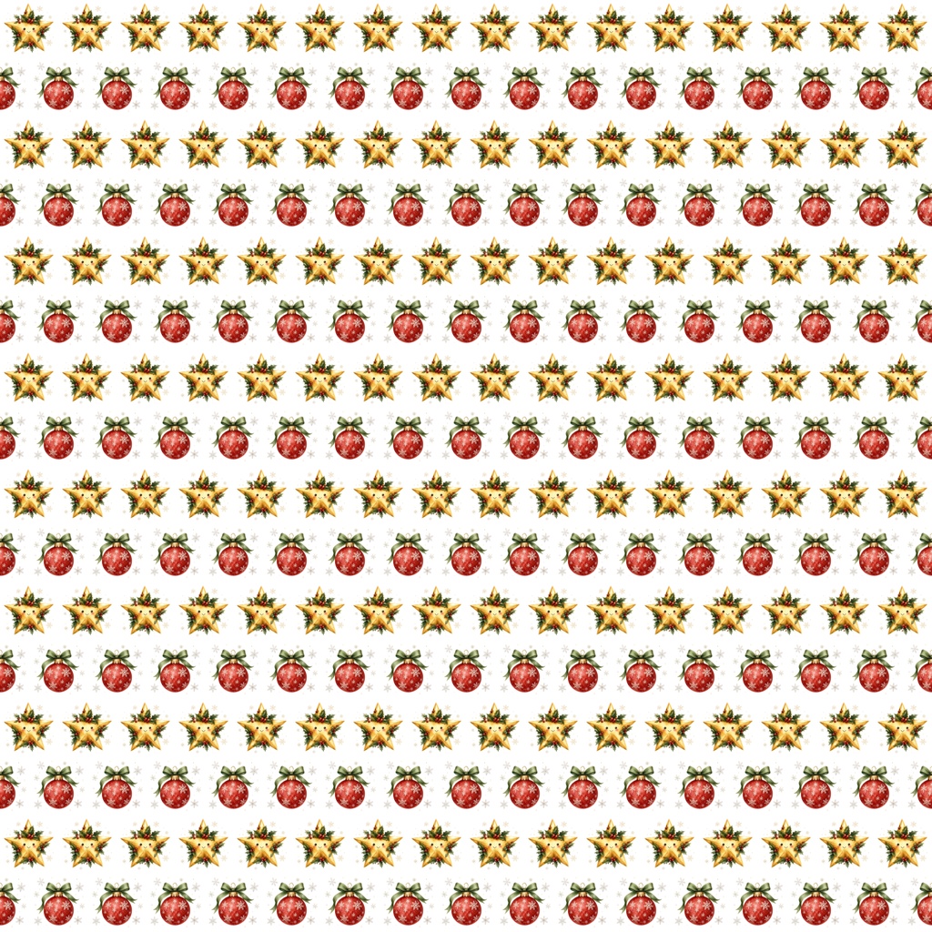 【デジタルペーパー】クリスマス_ワクワク飾り 30枚セット|商用利用可・高解像度PNG