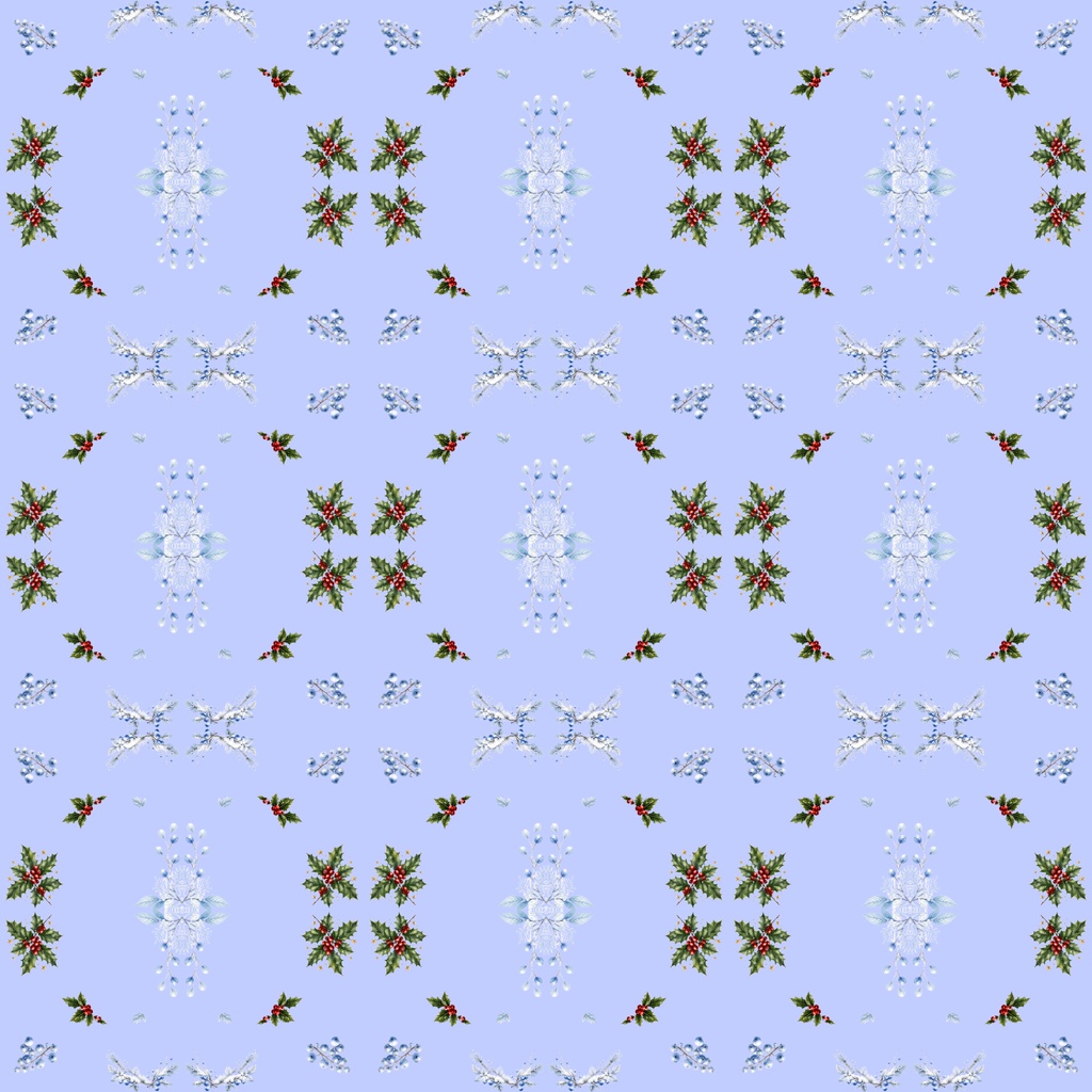 【デジタルペーパー】クリスマス_木の実詰め合せセット 30枚セット|商用利用可・高解像度PNG