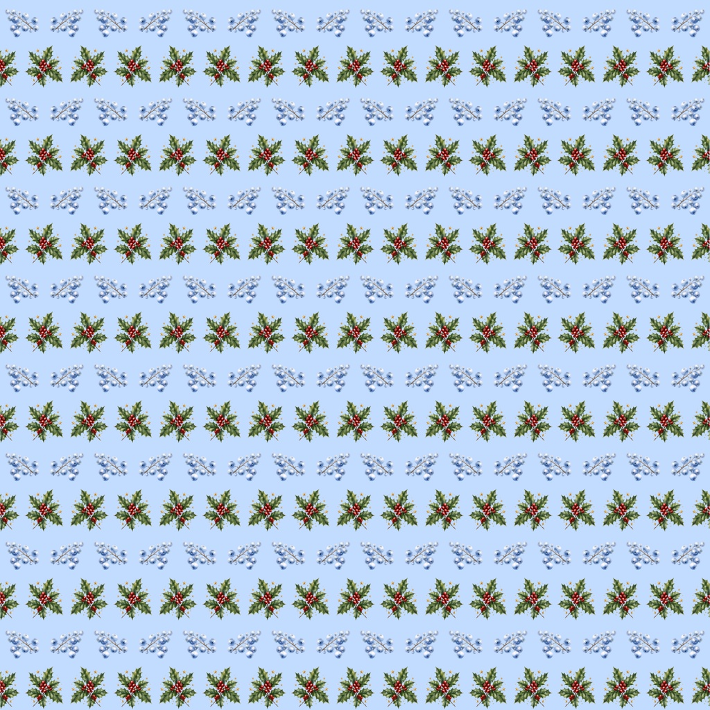 【デジタルペーパー】クリスマス_木の実詰め合せセット 30枚セット|商用利用可・高解像度PNG