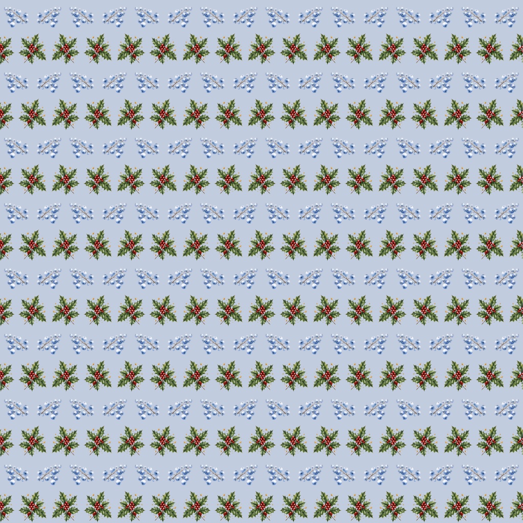 【デジタルペーパー】クリスマス_木の実詰め合せセット 30枚セット|商用利用可・高解像度PNG