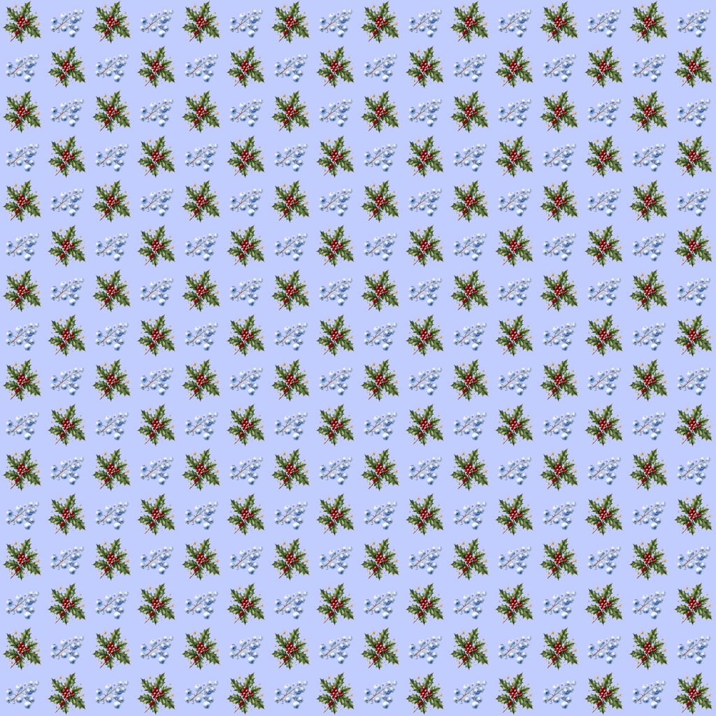 【デジタルペーパー】クリスマス_木の実詰め合せセット 30枚セット|商用利用可・高解像度PNG